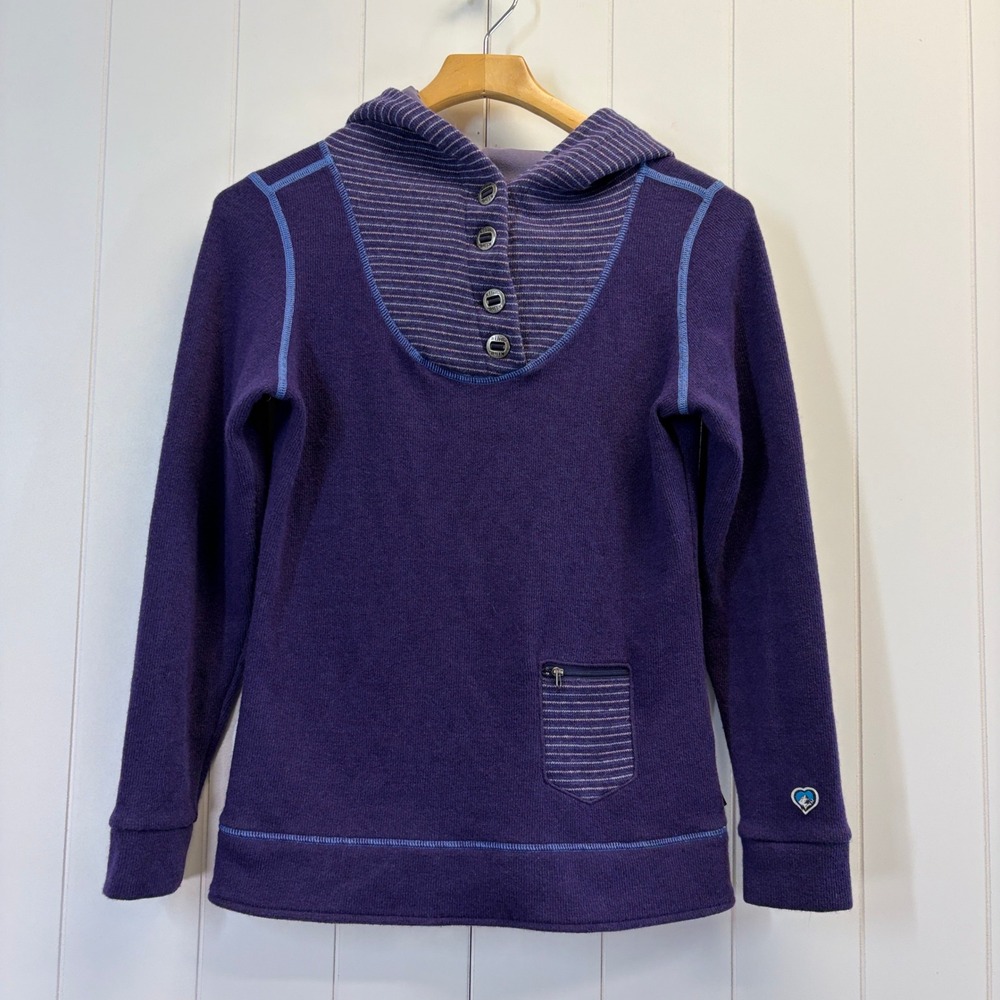 Kuhl Chanti Fleece Athleisure Hoodie Women Size XS Hiking Gorpcore Granola Girl